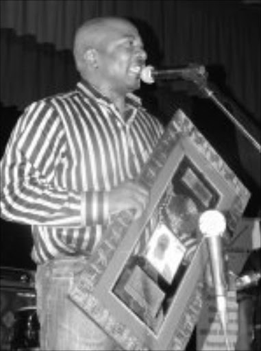 RESPECTED: Sello 'Chicco' Twala was honoured for his contribution to Xitsonga music. Edward Maahlamela. 05/12/2006. © Sowetan.
