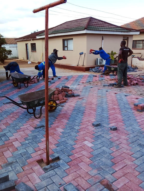 Tumelo Ratala founded Senwabarwana Pavements, a small pavement installation company in Bochum.