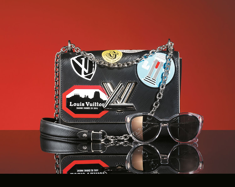 Twist MM Epi Leather hand bag, R56 000; Willow Crystal Sunglasses, R8 850, both Louis Vuitton