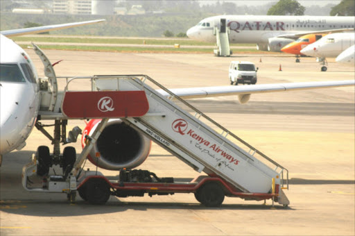 Bankrupt: Kenya Airways on Thursday announced a Sh29.7 billion pre-tax loss for the financial year ending March 2015.