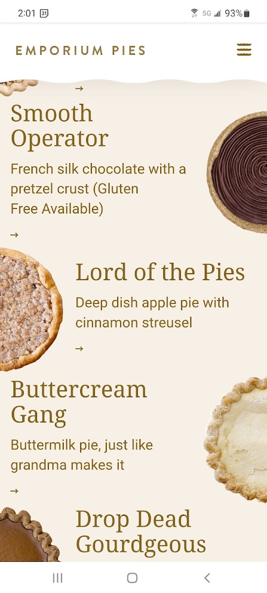 Gluten-Free at Emporium Pies