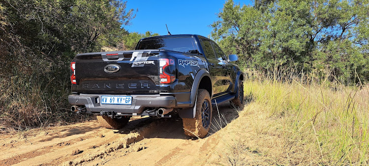 Most off-road trails are child’s play for this bakkie. Picture: DENIS DROPPA