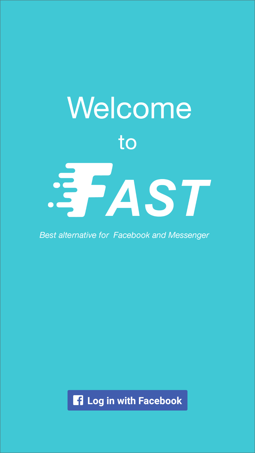 Android application Fastest Chat for Facebook screenshort