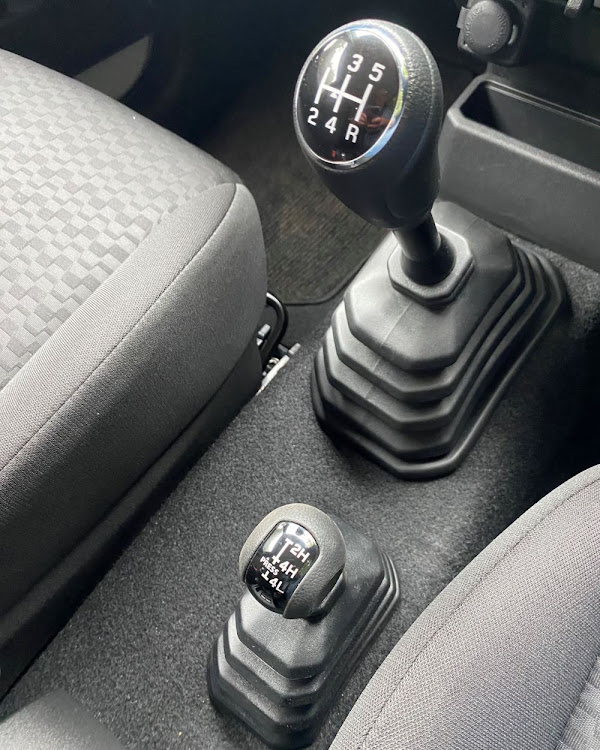 Traditional levers to switch between off-road modes add to the character
