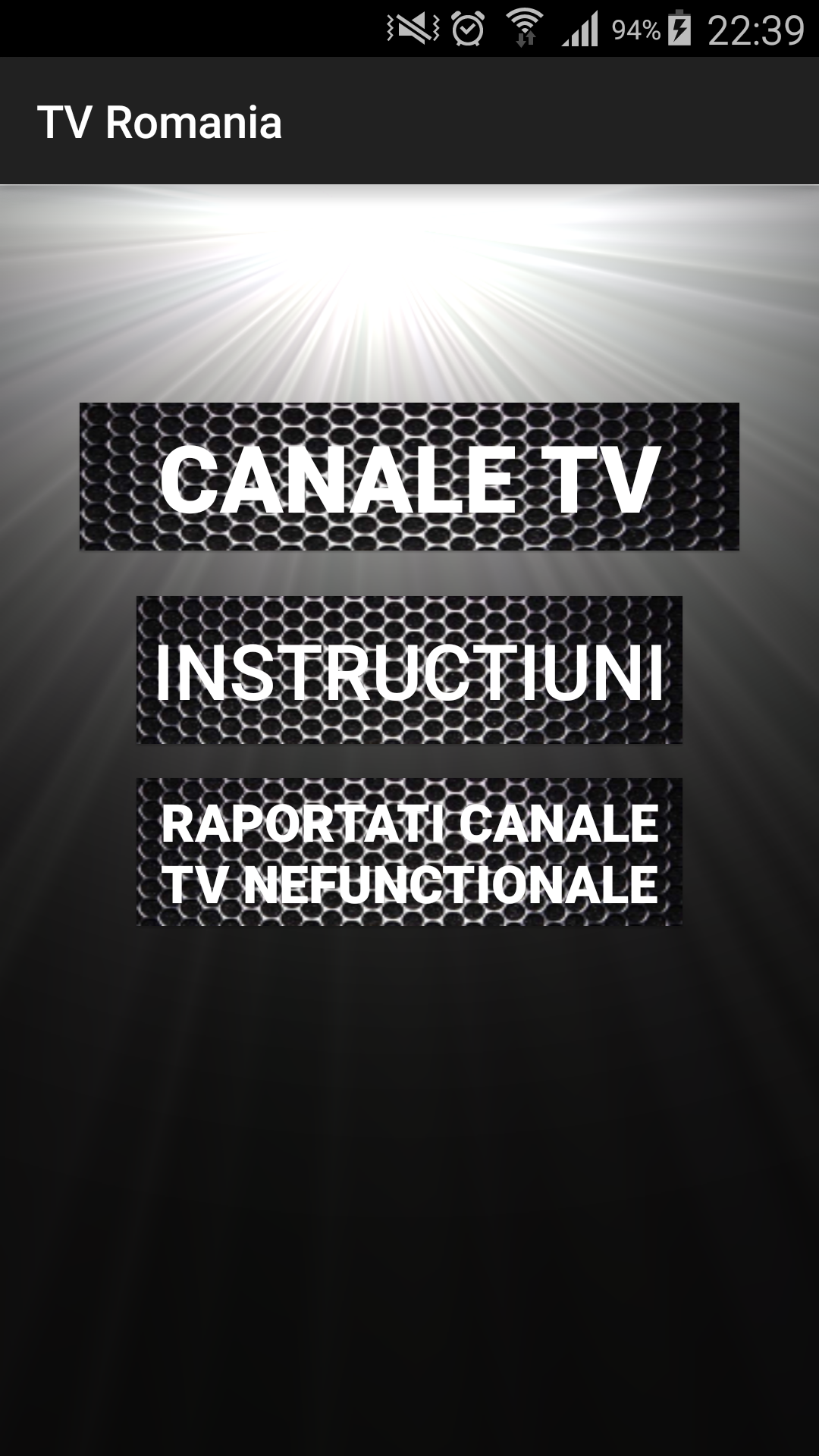 Android application TV Romania FREE screenshort