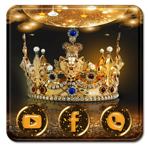Download golden crown theme golden wallpaper For PC Windows and Mac
