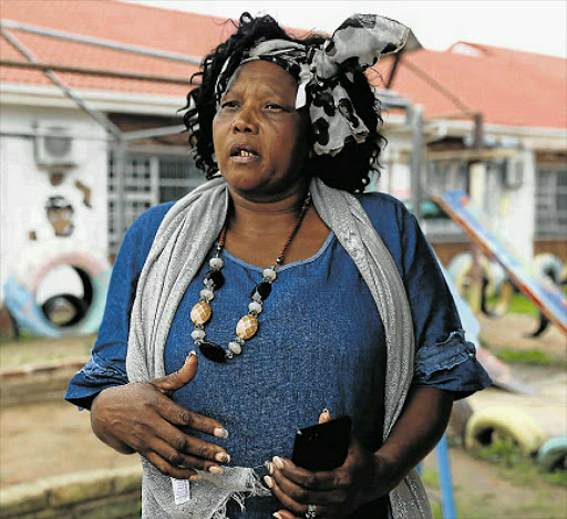 HEARTBROKEN: Pre-school principal Nomabelu Gudla was gutted on Friday when she showed up at Clements Kadalie Daycare Centre and realised that the school had been burgled. Picture: SIBONGILE NGALWA