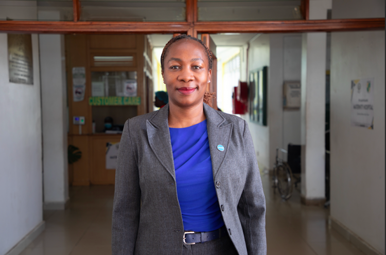 Unicef Kenya health specialist Dr Laura Oyiengo at Pumwani Maternity Referral Hospital.