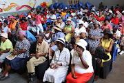 Dipuo Difedile Club Care members in Orlando West, Soweto, during one of their meetings.