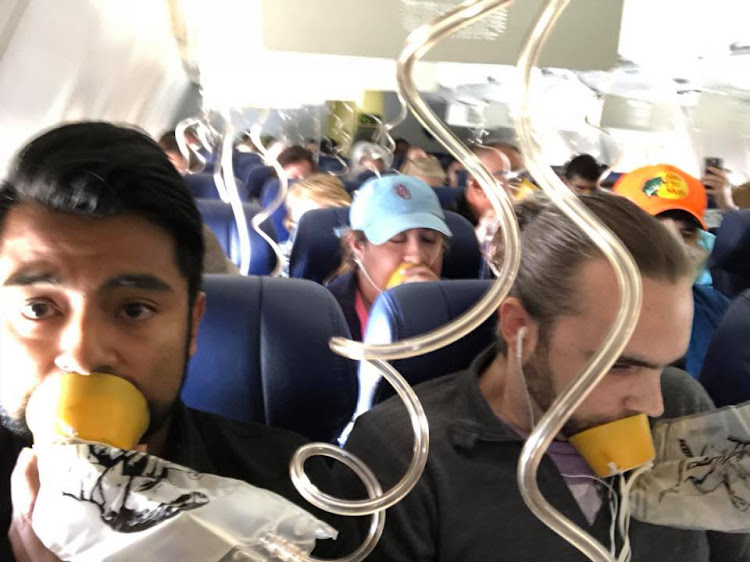 Passenger Marty Martinez posted a live video of himself on Facebook as the Southwest Airlines plane descended.