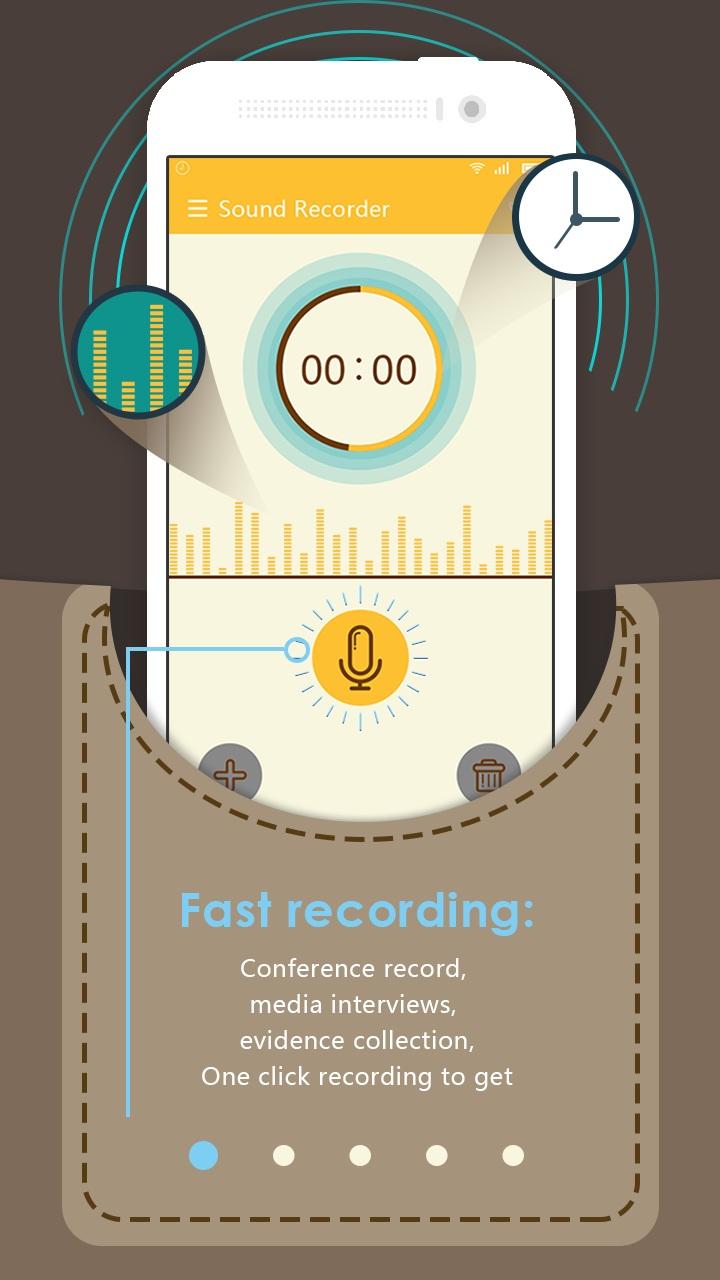 Android application Smart Voice Recorder screenshort