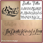 Artistic Tattoo Fonts Ideas Apk