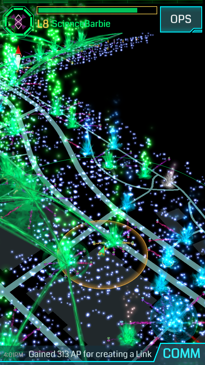 Android application Ingress Prime screenshort