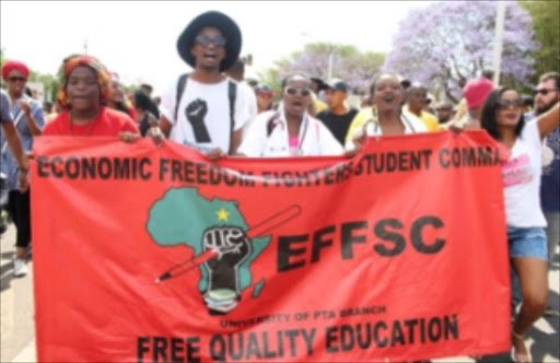 The Economic Freedom Fighters Student Command has withdrawn from the Fees Commission