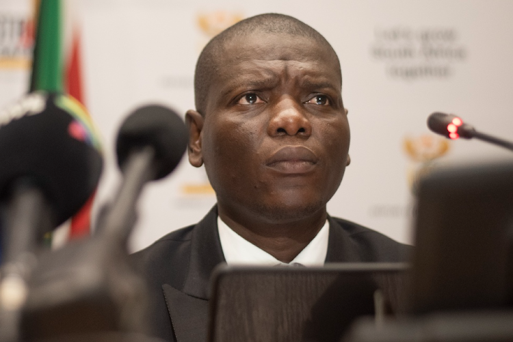 Justice and correctional services minister Ronald Lamola. File photo.