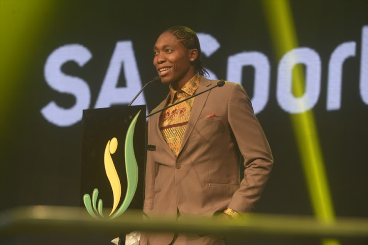 Caster Semenya during the SA Sports Awards at Emperors Palace on November 12, 2017 in Johannesburg, South Africa.