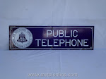 Signs - 5.5x19 Booth Sign NY Tel Co