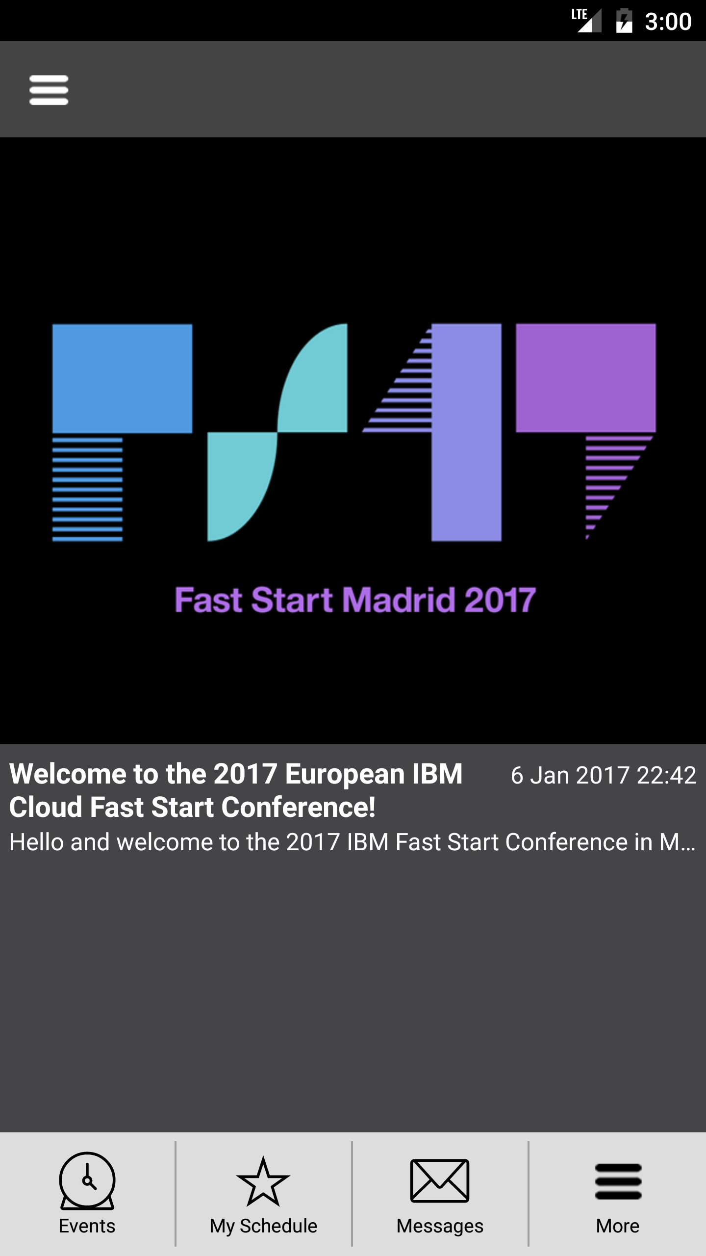 Android application IBM Cloud Fast Start Europe screenshort