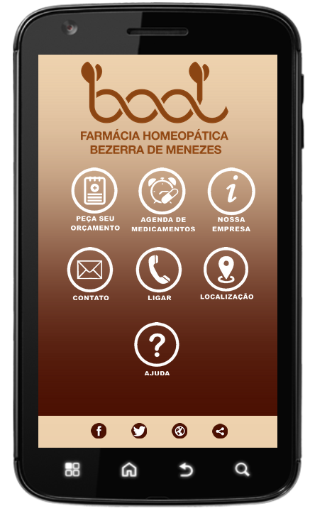 Android application Bezerra de Menezes screenshort