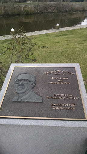 Forrest W.Cannon Memorial Plaque