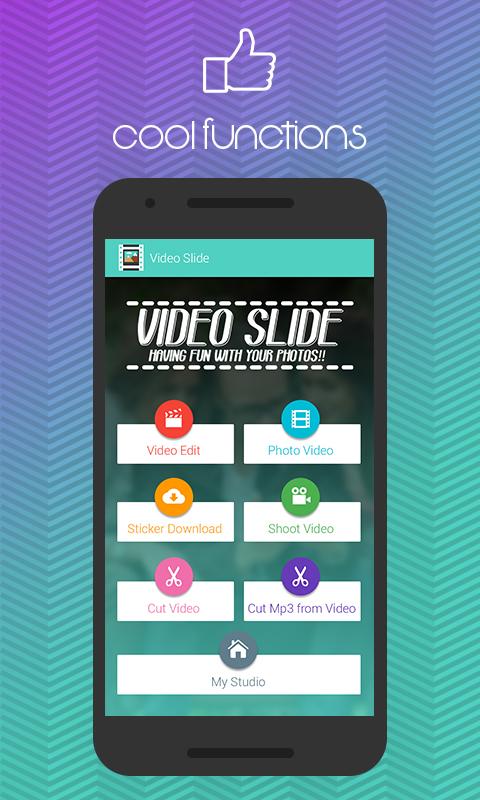 Android application Make Videos Pictures And Music screenshort