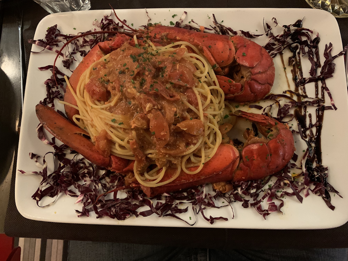 Went back a second day and the recommendation was GF pasta with Lobster. Ohhhhh my goodness. It was AMAZING!!!!