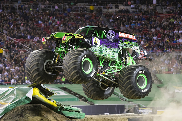 'Grave Digger' hitting some air