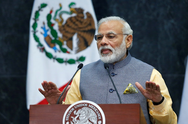 Indian Prime Minister Narendra Modi is seeking a third term in elections due by May 2024. Picture: REUTERS/EDGARD GARRIDO