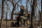A Ukrainian serviceman of an air defence unit of the 93rd Kholodnyi Yar Separate mechanised brigade rests after his combat shift, amid Russia's attack on Ukraine, in Donetsk region, Ukraine, on March 28 2024.