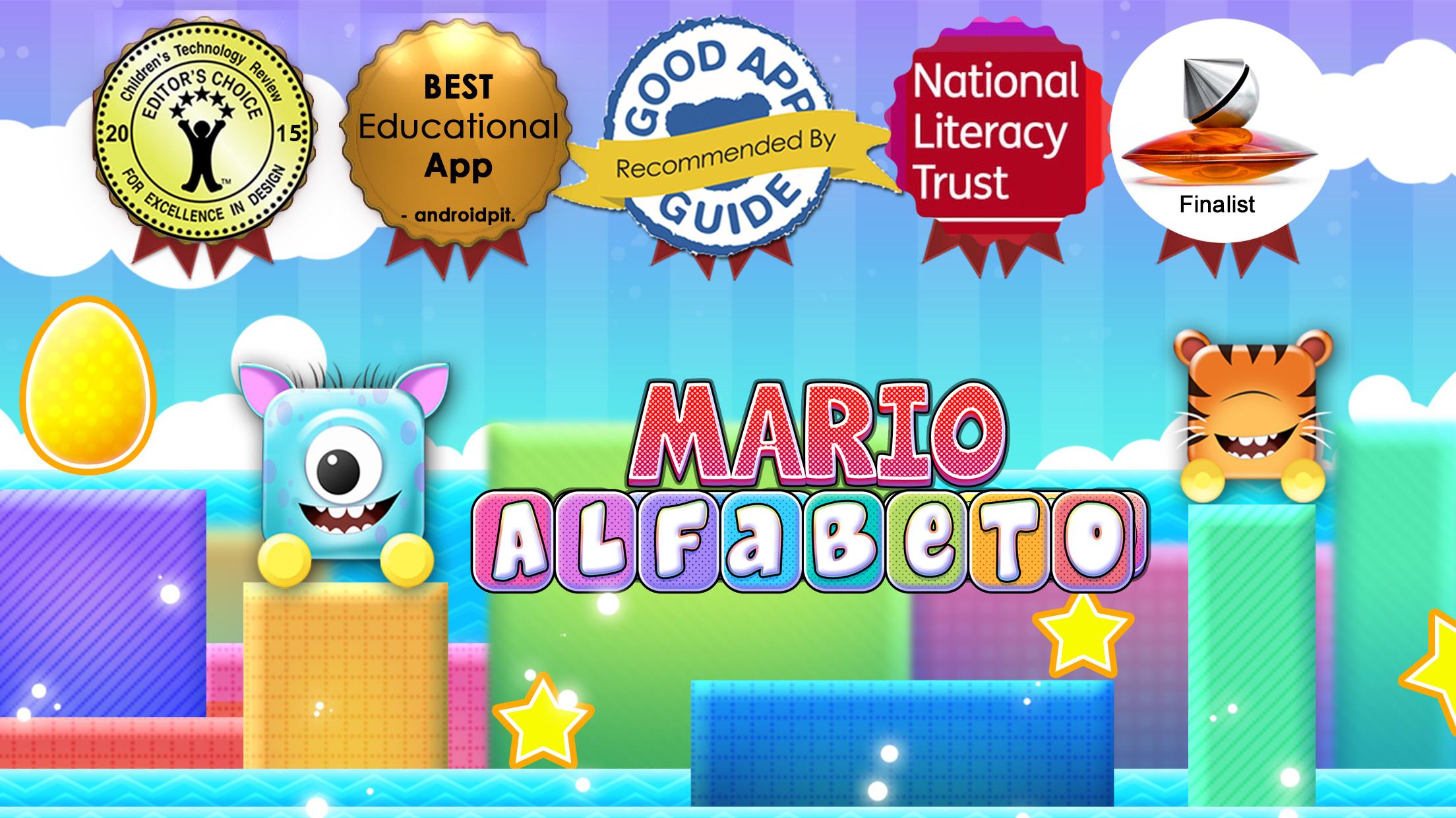 Android application Learn to read Marios Alphabet screenshort