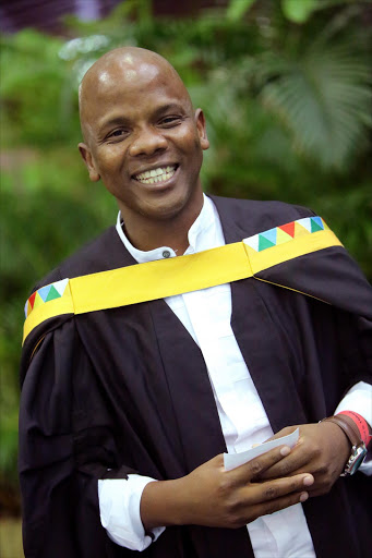Former taxi driver Nkosinathi Mzolo graduated from the University of KwaZulu-Natal with a master’s in law.