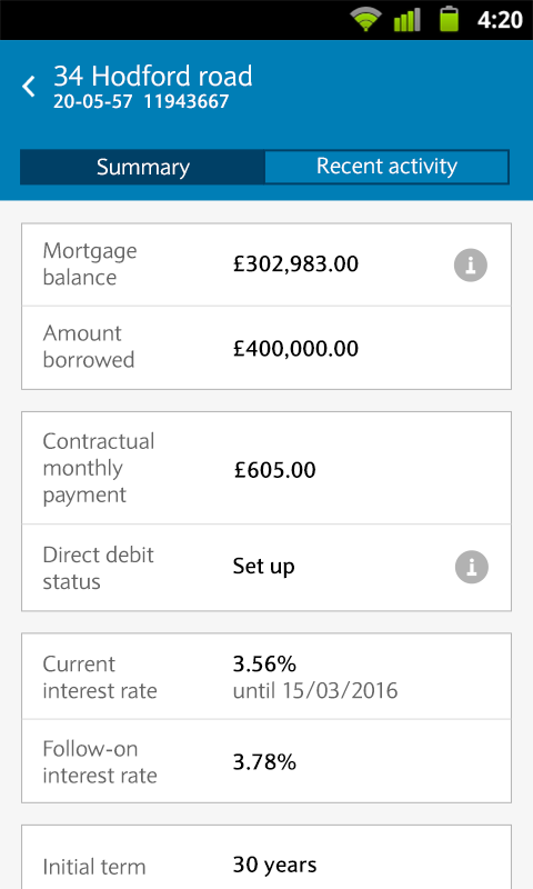    Barclays Mobile Banking- screenshot  