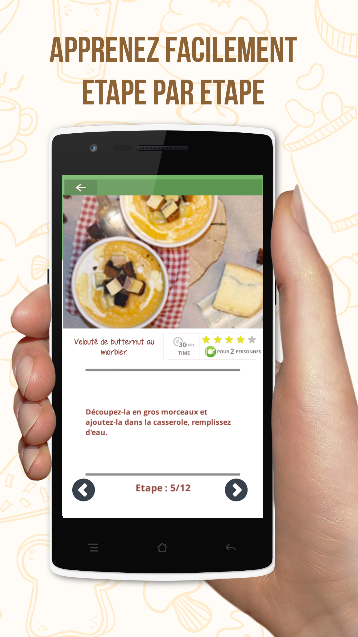 Android application Recette Minceur, Cuisine Saine screenshort