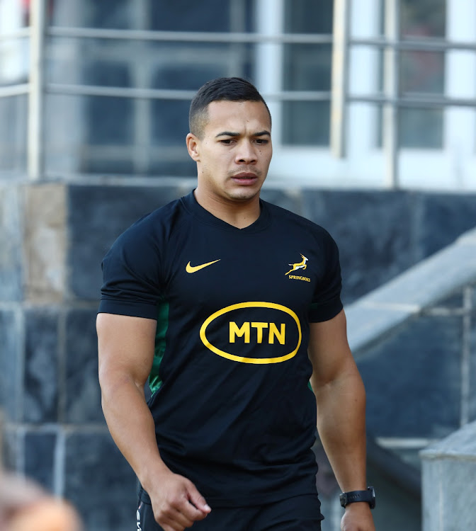 Cheslin Kolbe and more swap tries for likes on social media. Picture: Masi Losi