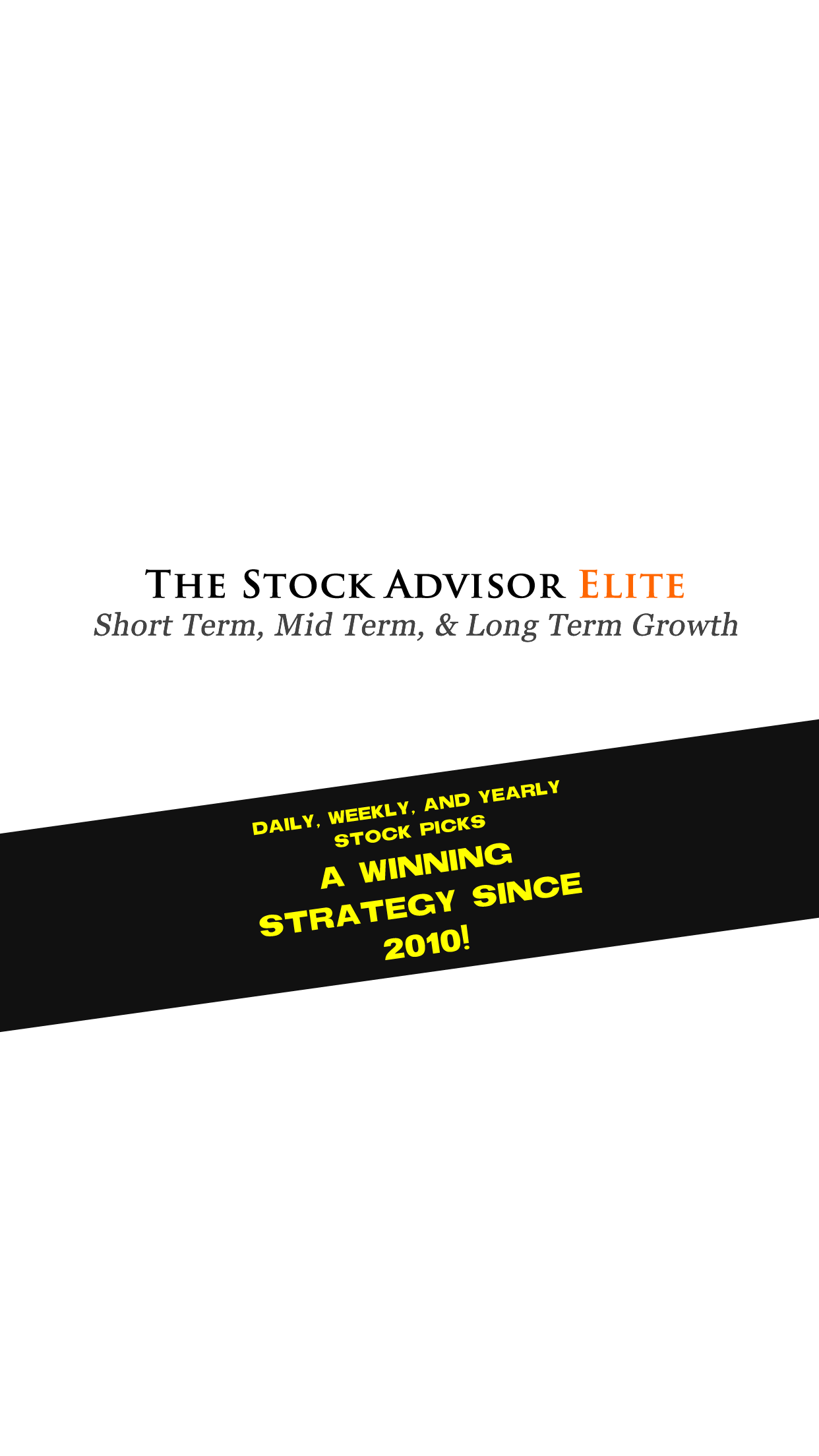 Android application The Stock Advisor Elite 9 screenshort