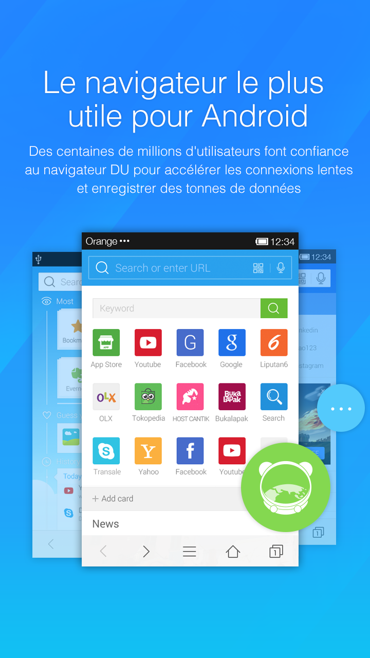Android application DU Browser—Browse fast &amp; fun screenshort