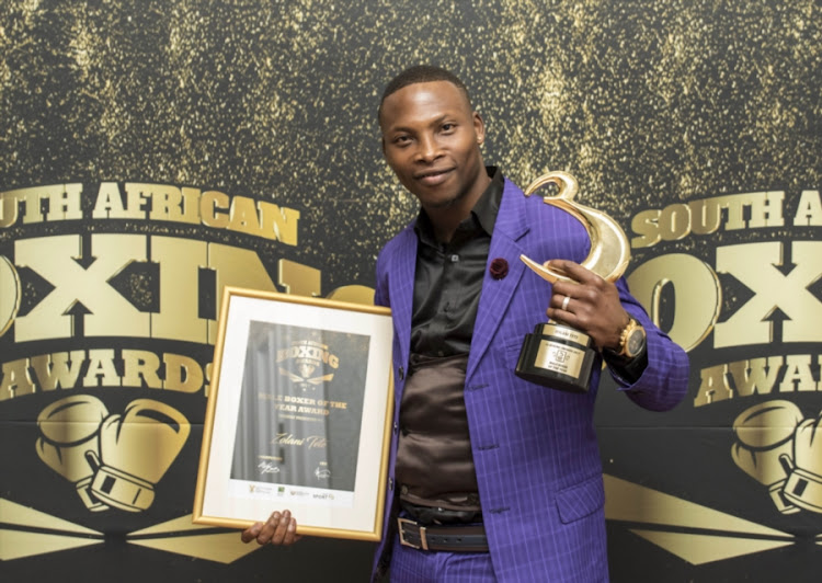 Male Boxer of the Year Zolani Tete during the 2018 Boxing SA Awards at Boardwalk Casino and Hotel on February 02, 2018 in Port Elizabeth, South Africa.