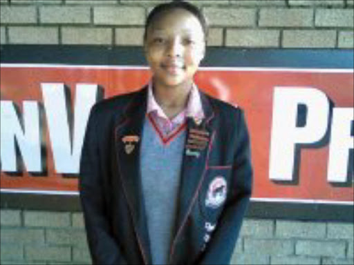 GOOD STUDENT: Karabo Mabote needs about R30 000 to attend a conference in Washington. © Unknown.