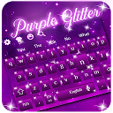 ダウンロード New Purple Glitter Keyboard Theme をインストールする 最新 APK ダウンローダ