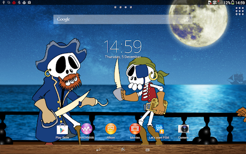   XPERIA™ Comic Pirate Theme- screenshot thumbnail   