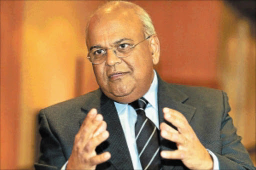 ON THE MONEY: Finance Minister Pravin Gordhan is working to recover the nation's cash from high net-worth individuals.