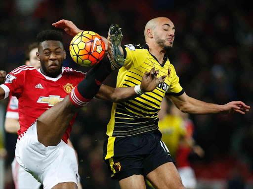Manchester United v Watford - Barclays Premier League - Old Trafford - 2/3/16 Manchester United's Timothy Fosu-Mensah and Watford's Nordin Amrabat in action Reuters / Andrew Yates
