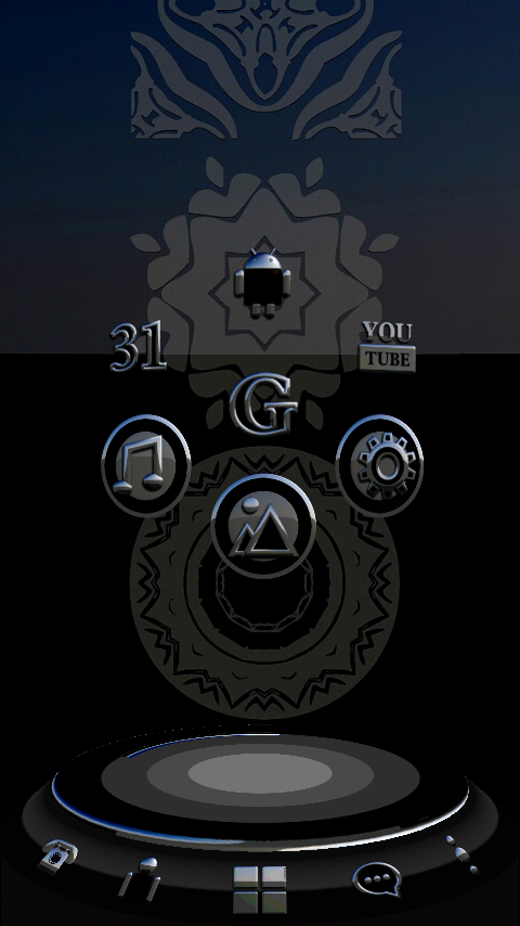 Android application Next Launcher 3D Theme SAKATO screenshort