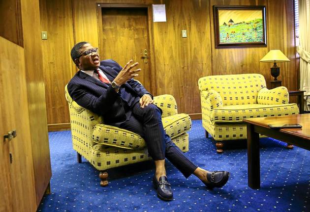 It seems ANC secretary-general Fikile Mbalula (pictured) and former party president Jacob Zuma have a few personal issues to iron out.