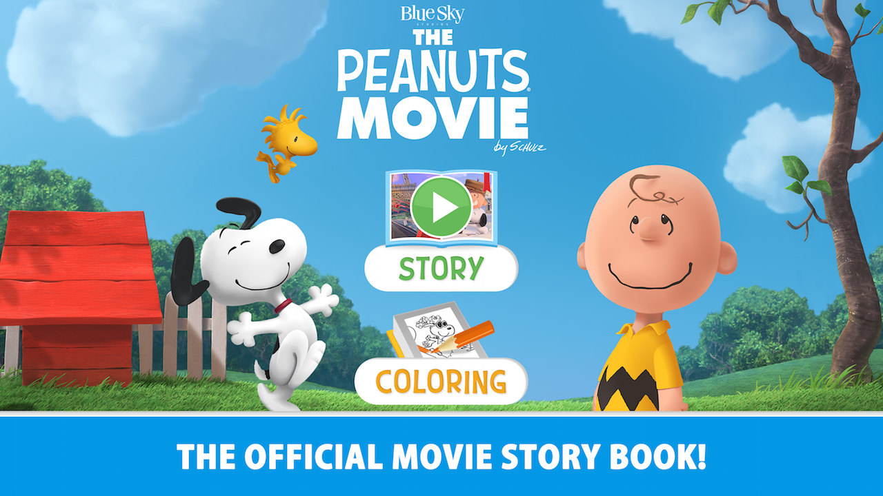 Android application THE PEANUTS MOVIE OFFICIAL APP screenshort