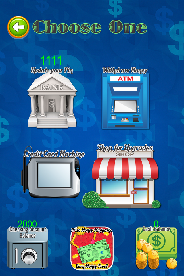 Android application ATM Simulator: Kids Money FREE screenshort