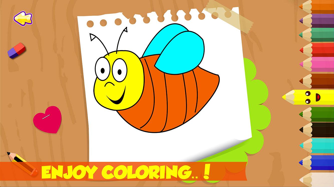 Android application Kids Coloring Book Pages screenshort