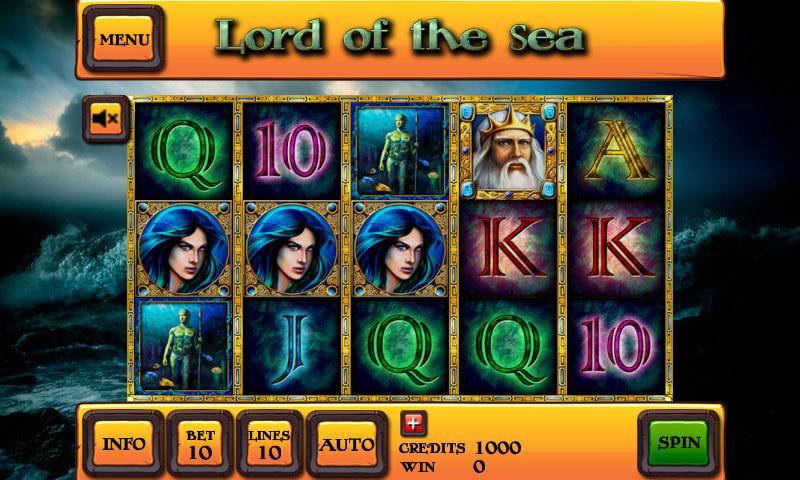 Android application Lord of the Sea Slot screenshort