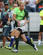 CAPE TOWN, SOUTH AFRICA - DECEMBER 13: Phillip Snyman of South Africa during day 2 of the HSBC Cape Town Sevens in the game between France and SA at Cape Town Stadium on December 13, 2015 in Cape Town, South Africa. (Photo by Carl Fourie/Gallo Images)