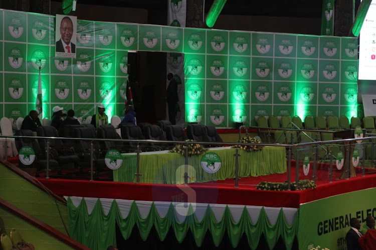 IEBC national tallying centre on August 11, 2021.